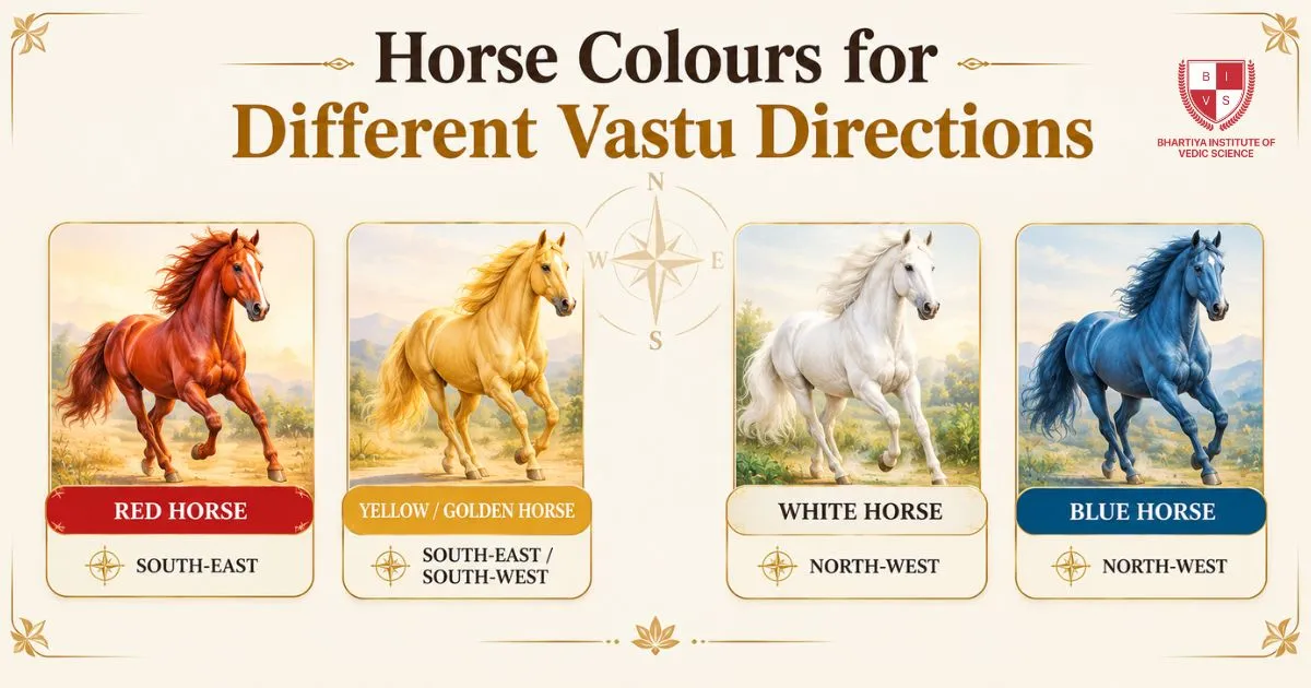 Horse Colours for Different Vastu Directions